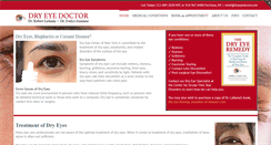 Desktop Screenshot of dryeyedoctor.com